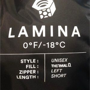 Mountain Hardware Lamina 0° sleeping bag